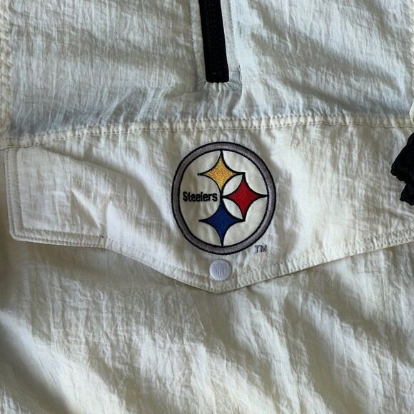 Pro Player For Foot Locker Vintage Pittsburgh Steelers Reversible Jacket Men's X - Picture 11 of 13